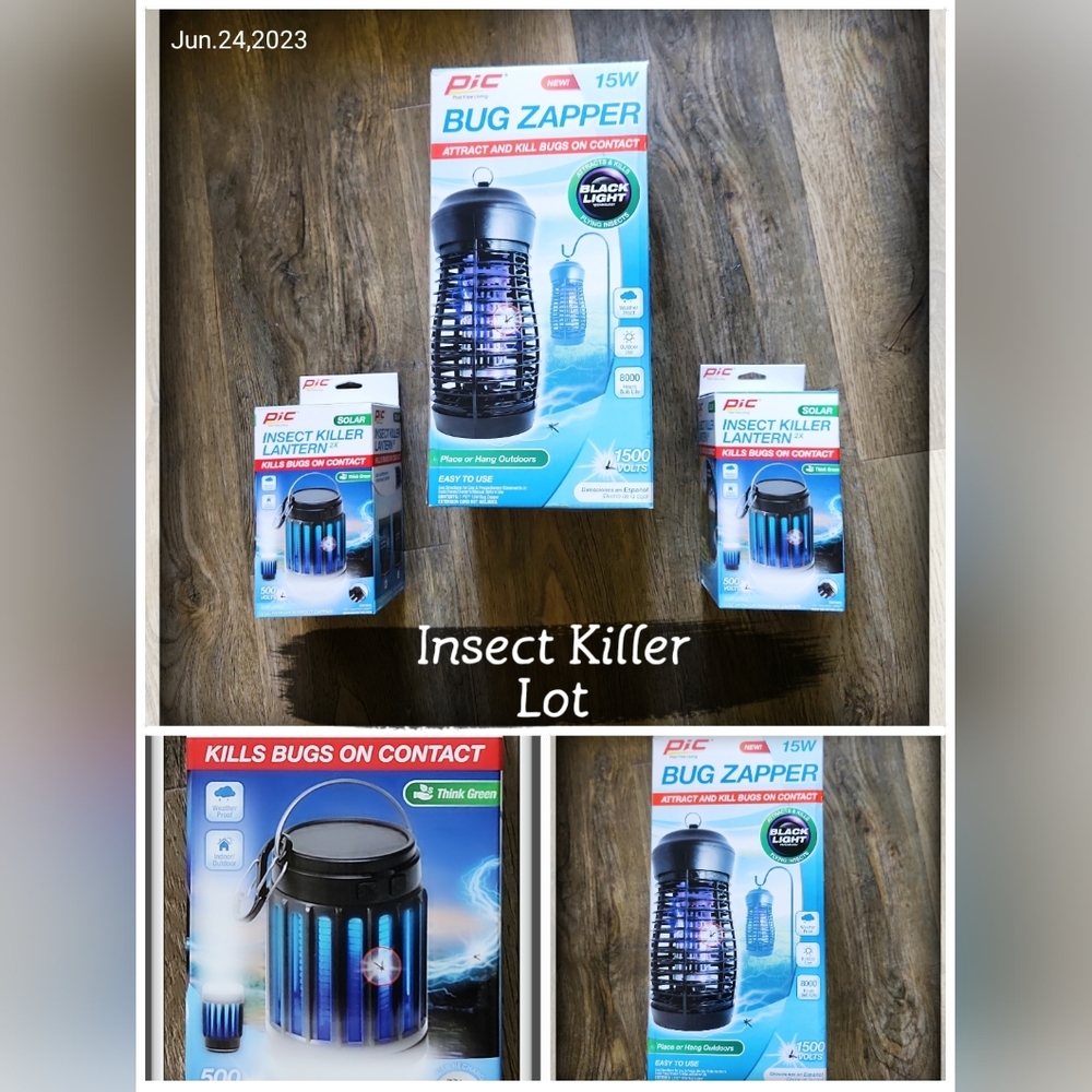 Insect Zapper 3 Item Lot